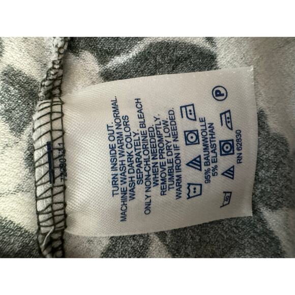 Lands End | Green Floral Cotton Wrap Midi Dress | Size Medium 10-12 - Picture 11 of 15